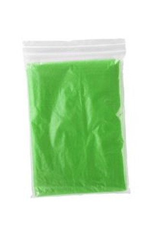 SHAKA One size transparent rain poncho for adults with hood and arm openings - EgotierPro CB5601