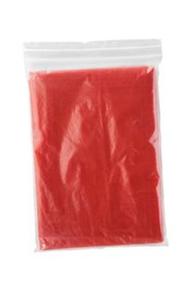 SHAKA One size transparent rain poncho for adults with hood and arm openings - EgotierPro CB5601