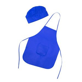 JAMIE Non-woven colour apron and hat set for children - EgotierPro DE9133