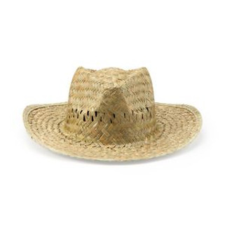 SUN Natural straw hat with comfortable sweatband - EgotierPro GO7061