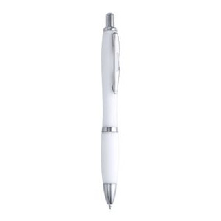 MERLIN Retractable pen made of ABS with soft grip - EgotierPro HW8009