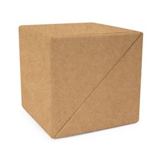 DIMAS Cardboard desk set in the shape of a cube - EgotierPro HW8062
