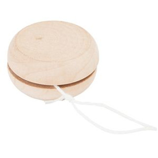 ROSKO Wooden yo-yo with a 75 cm white cord - EgotierPro JU0112
