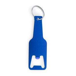 STOUT Opener aluminium keyring in a bottle design - EgotierPro KO4071