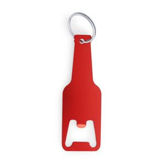 STOUT Opener aluminium keyring in a bottle design - EgotierPro KO4071