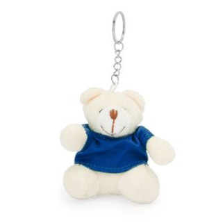 SITO Teddy bear keyring with colour t-shirt in soft polyester - EgotierPro KO4079