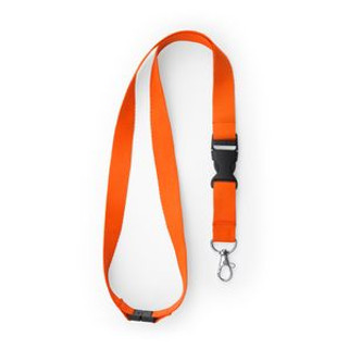 GUEST Lanyard en polyester avec mousqueton - EgotierPro LY7054