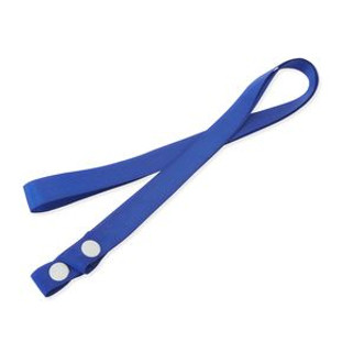 LASSE Face mask lanyard in soft polyester and comfortable snap fasteners - EgotierPro LY7056