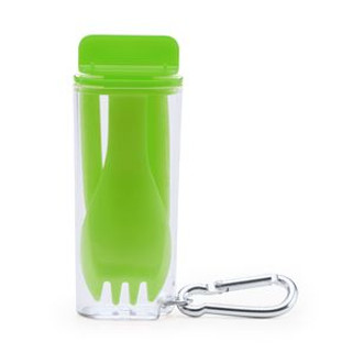 PARBU Fantastic set of straw and fork in case - EgotierPro MD4023