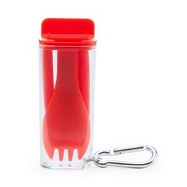 PARBU Fantastic set of straw and fork in case - EgotierPro MD4023