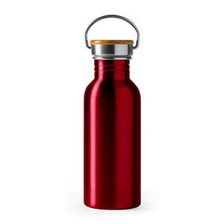 BOINA 304 stainless steel and bamboo bottle - EgotierPro MD4039
