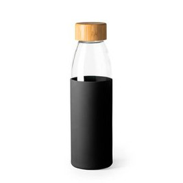 Stamina MD4055 - NAGAMI Glass bottle with bamboo cap and silicone case in five different colours
