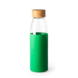 Stamina MD4055 - NAGAMI Glass bottle with bamboo cap and silicone case in five different colours