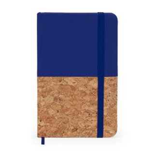 IRIS A6 notepad with hard half cork half leatherette covers - EgotierPro NB8071