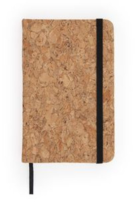 CALES A6 notepad with hard natural cork covers - EgotierPro NB8072