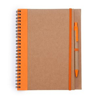 ALANI Notatnik na spirali z twardą okładką wykonaną z kartonu pochodzącego z recyklingu - EgotierPro NB8073