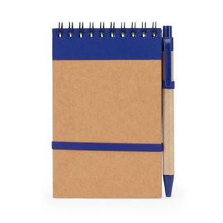 LIEN Spiral ring notebook with recycled cardboard hardcovers - EgotierPro NB8074