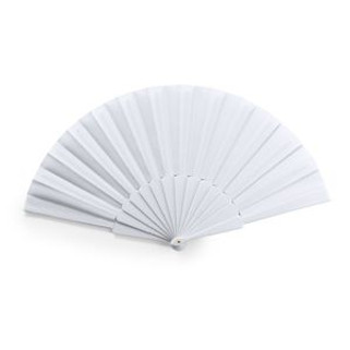 ALBERO Hand fan with plastic ribs and polyester fabric - EgotierPro PF3110
