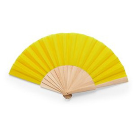 CALESA Hand fan with wooden ribs and polyester fabric - EgotierPro PF3111