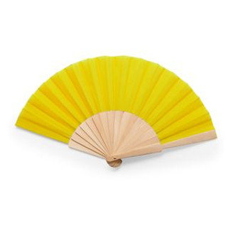 CALESA Hand fan with wooden ribs and polyester fabric - EgotierPro PF3111