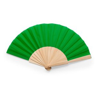CALESA Hand fan with wooden ribs and polyester fabric - EgotierPro PF3111