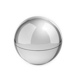 Stamina SB1225 - BEISO Lip balm in a sphere-shaped recipient with a chrome plated finish