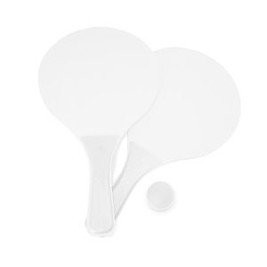 FEROE Set of two beach rackets with ball - EgotierPro SD1003