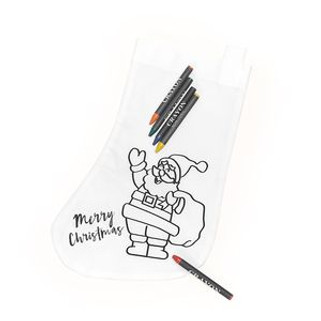 RENO Fun christmas stocking for colouring - EgotierPro XM1308