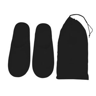 YLLIER Unisex hotel slippers in comfortable cotton/polyester with padded lining - EgotierPro ZS8151