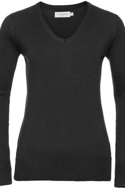 Russell R710F - Durable V-Neck Knitted Pullover for Women