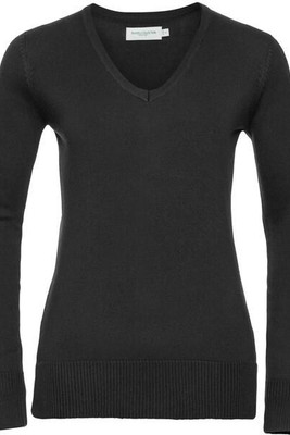 Russell R710F - Durable V-Neck Knitted Pullover for Women