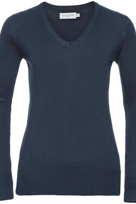 Russell R710F - Durable V-Neck Knitted Pullover for Women