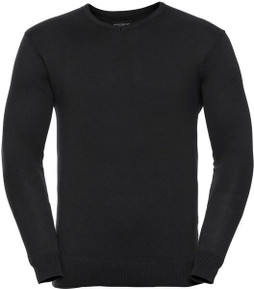 Russell R710M - Durable V-Neck Knitted Pullover for Men & Unisex