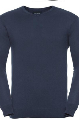 Russell R710M - Durable V-Neck Knitted Pullover for Men & Unisex