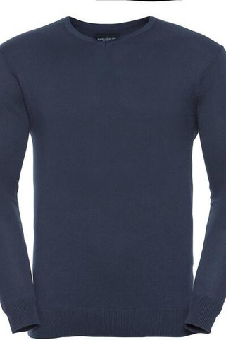 Russell R710M - Durable V-Neck Knitted Pullover for Men & Unisex