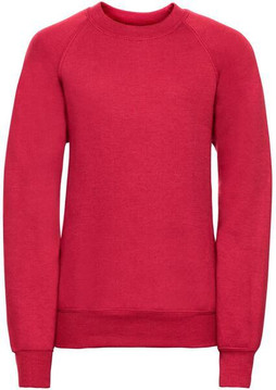 Russell Jerzees Schoolgear R762B - Durable Kids Raglan Sweatshirt with Stain Protection