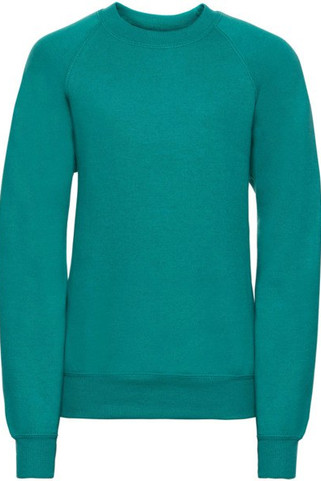 Russell Jerzees Schoolgear R762B - Durable Kids Raglan Sweatshirt with Stain Protection