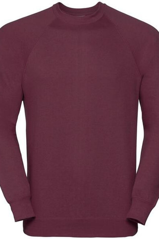Russell R762M - Durable Classic Raglan Sweatshirt with Stain Protection
