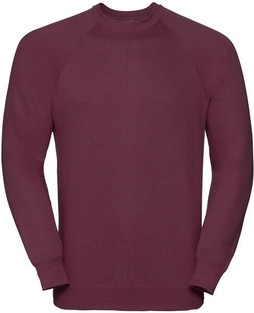 Russell R762M - Durable Classic Raglan Sweatshirt with Stain Protection