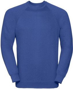 Russell R762M - Durable Classic Raglan Sweatshirt with Stain Protection