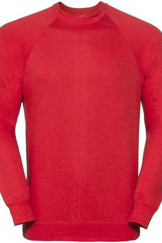 Russell R762M - Durable Classic Raglan Sweatshirt with Stain Protection