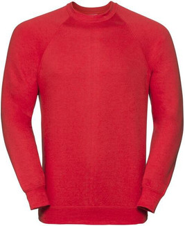 Russell R762M - Durable Classic Raglan Sweatshirt with Stain Protection