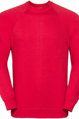 Russell R762M - Durable Classic Raglan Sweatshirt with Stain Protection
