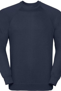 Russell R762M - Durable Classic Raglan Sweatshirt with Stain Protection