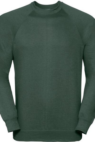 Russell R762M - Durable Classic Raglan Sweatshirt with Stain Protection