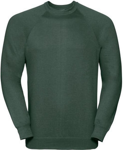 Russell R762M - Durable Classic Raglan Sweatshirt with Stain Protection