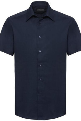 Russell Collection R923M - Men's Tailored Easy Care Short Sleeve Oxford Shirt
