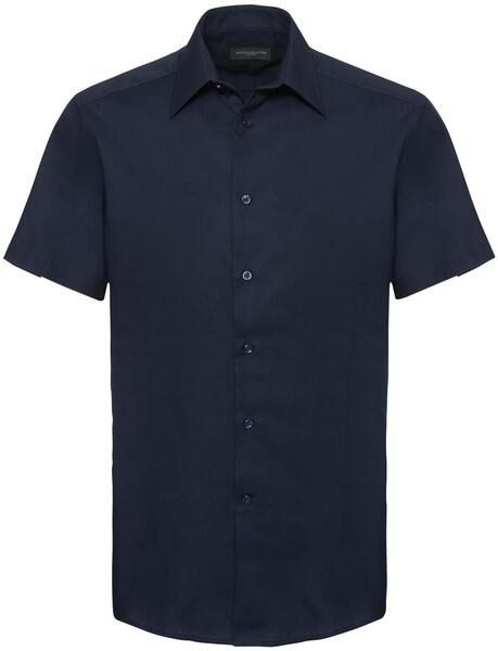 Russell Collection R923M - Men's Tailored Easy Care Short Sleeve Oxford Shirt