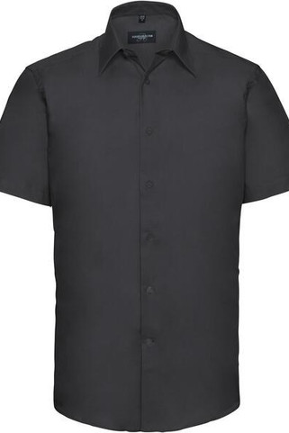 Russell Collection R923M - Mens Tailored Easy Care Short Sleeve Oxford Shirt