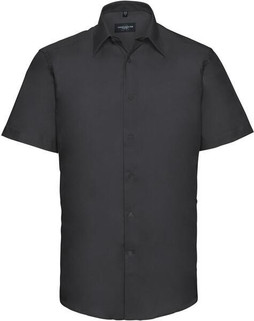 Russell Collection R923M - Mens Tailored Easy Care Short Sleeve Oxford Shirt